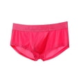 thumbnail image 4 of Ice Silk Boxer Briefs for Men Sexy Underwear Men Boxers Solid Convex Mens Underpants Short Panties Male Boxers Soft Breathable Trunk Soft Comfortable Underwear 2026 Summer Outfits, 4 of 6