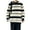 Zebra Strips, variant on Men's Long Sleeve Pullover Sweater Cozy Mock Neck Knitwear Soft Top Knitted Fashion Crewneck Holiday Casual Zebra Strips Large