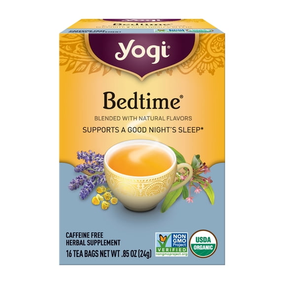 Yogi Bedtime, Sleep Tea, Organic Herbal Wellness Tea Bags, 16 Count