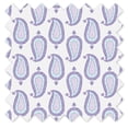 thumbnail image 3 of Bacati - Multiple Options of Crib or Toddler Bed Skirt or Dust Ruffle 100% Cotton Percale, Paisley Isabella Purple/Lilac/Aqua, 3 of 11