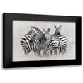 thumbnail image 1 of Trubitsyn, Kirill 18x13 Black Modern Framed Museum Art Print Titled - Zebras, 1 of 5