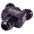 thumbnail image 2 of JEGS 15174 AN Y-Fitting Single Side: -12 AN Dual Side: -12 AN Aluminum Black Ano, 2 of 3