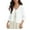 White, variant on TKLPEHG Women's 2025 Cropped Cardigan Knitted Trendy Lightweight Solid Color Long Sleeve Button Crochet Beach Dress Top (Pink,Free Size)