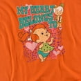 thumbnail image 3 of Flintstones My Heart Kids T Shirt (Large) for Youth Toddler Boys and Girls, Orange, 3 of 5