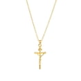 thumbnail image 1 of Jumpingount Cruzado Colgante Collar Collar Cadena Aniversario Boda Gargantilla Moda Simple Joyería Presente para Hombres Mujeres Oro Type1 NO1, 1 of 6