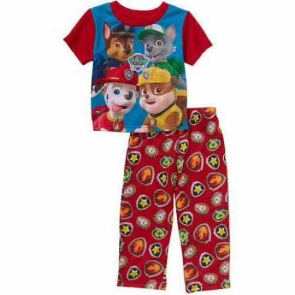 Nickelodeon Paw Patrol 2 PC Short Sleeve Pajama Set Boy Size 5T
