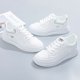 thumbnail image 5 of Zapatos blancos para mujer, zapatillas deportivas casuales de suela gruesa de primavera, de moda, combinables, para estudiantes de nicho, 5 of 6