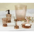 thumbnail image 3 of iDesign Franklin Plastic Refillable Soap and Lotion Dispenser - 3.5" x 3.5" x 8", Sand/Bronze, 3 of 3