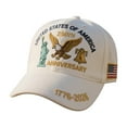 thumbnail image 5 of WKSCLPAI USA 250th Anniversary Military Baseball Cap, Adjustable Veterans Hat Patriotic Independence Day Bald Eagle Liberty Statue Printed Baseball Gift for Men Women Multi-Color, 5 of 6
