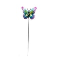 thumbnail image 2 of Butterfly Iron Garden Stake, Delicate Butterfly Metal Art Stable Ground Plug Design, Yard Decorative Insert, Craft Figurine for Garden Lawn Outdoor Pastoral Scene Decoration, 2 of 6