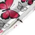 thumbnail image 4 of HAHDAXIA Butterflies Bedding Solid Comforter Set for All Seasons,3 Pieces(1 Comforter+2 Pillowcases),Soft Microfiber Bedding Set Full(79"x90"), 4 of 7