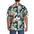 thumbnail image 3 of Fotbe Labrador Retriever Dog Camisa Estampada de Manga Corta para Hombre, Casual de Verano, Estilo Playero, Sin Arrugas-Medium, 3 of 5