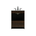 thumbnail image 3 of Elegant Lighting VF2824MW Matthus 24" Free Standing Single Basin Vanity Set - Mango Wood, 3 of 7