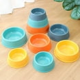 thumbnail image 4 of High quality solid color pet bowl Candy color Lightweight plastic single bowl Dog cat pet bowl Pet feeding bowl set, 4 of 9