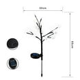 thumbnail image 3 of Epicgadget Solar Snowball Dandelion Light, Colorful Stainless Steel Solar Path Lights for Outdoor Landscape Lighting, Solar Pathway Lights for Lawn, Patio, Yard, Walkway, Driveway, and Garden (2 Pack), 3 of 7