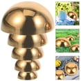 thumbnail image 4 of HERFIER 5pcs Gazing Spheres Semi Ball Garden Hemisphere Ball Gazing Ball Mirror Polished Hemisphere 0.75x0.75x0.39in, 4 of 8