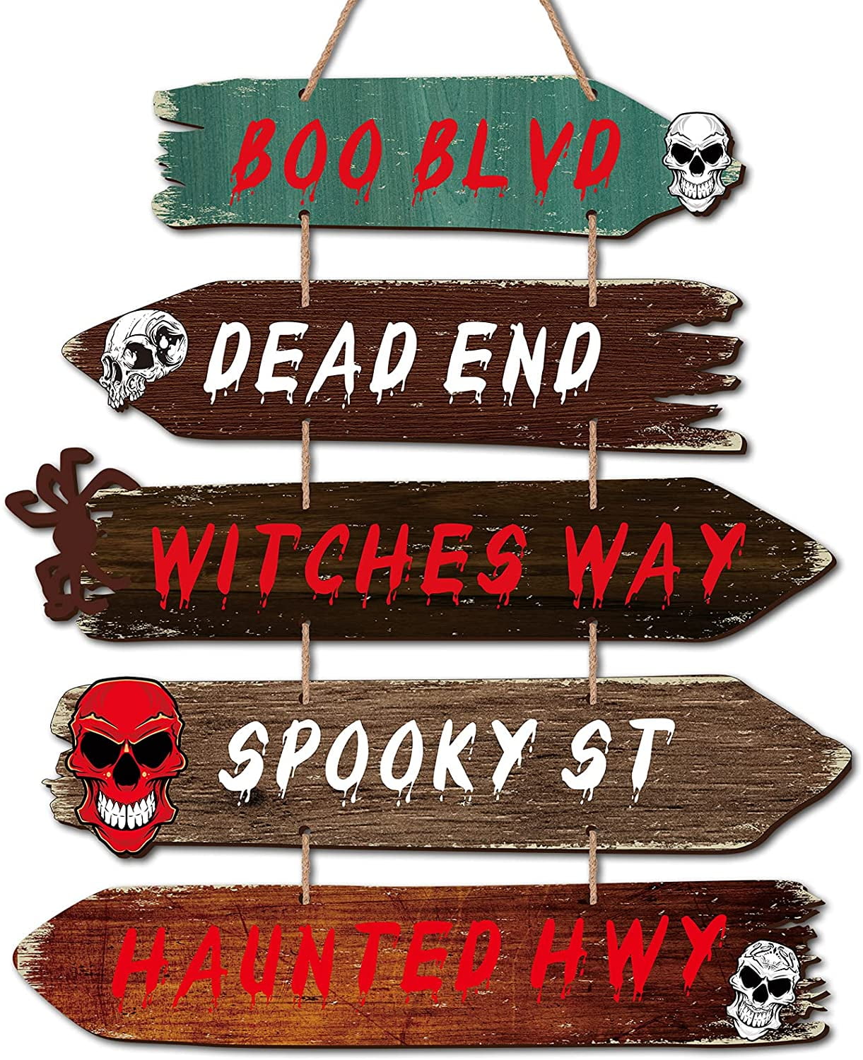 Halloween Door Hanging Sign Halloween Door Sign Spooky Halloween Wall