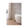 thumbnail image 5 of Elegant Lighting Steven Floor Mounted Roman Tub Faucet With Handshower In Brushed Gold, 5 of 10