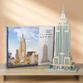 thumbnail image 3 of 3819-Piece Empire State Building Block Set - Realistic Miniature Architecture Model Kit, Collectible Landmark Building Toy for Adults, Perfect Home Decor Gift, 3 of 7