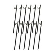 Lwory Grip Rebar 18 Inch Steel Durable Tent Canopy Ground Stakes (12 Pack)