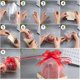 thumbnail image 3 of Caja de dulces transparente en forma de cubo, 20 unidades, con cinta brillante, lazos elásticos y soporte inferior para la fiesta de Nochebuena, pastel de chocolate., 3 of 7