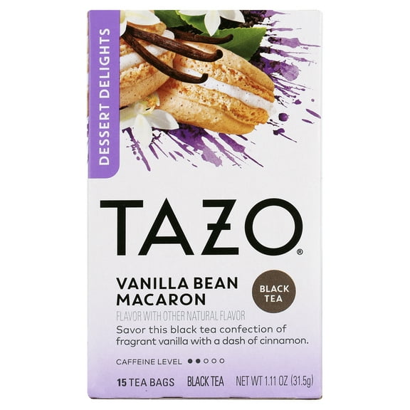 TAZO tea Vanilla Bean Macaron 15 Count