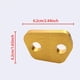 thumbnail image 5 of Gancho De Remolque De Aleación De Aluminio Gancho De Remolque De Carreras Universal Práctico Anillo De Remolque Trasero Con Tornillos Juntas Tuercas Para Modificación De Automóviles Adultos Inevent VI009017-05, 5 of 7