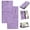 Purple, variant on Premium Wallet Case For iPhone 13 Mini,Vintage PU Leather Flip Folio Cover with RFID Blocking Card Holder Slots & Viewing Stand, Magnetic Closure Full Body Protective Phone Case,Black