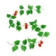 thumbnail image 3 of 3 Plantas Colgantes De Ratán Con Flores Artificiales, Ratán Falso Para El Hogar, Bodas, Fresas, 3 of 8