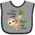 thumbnail image 3 of Inktastic Hanging with My Nana Boys or Girls Baby Bib, 3 of 4