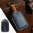 thumbnail image 1 of Car Key Fob Cover Case Protector For Toyota Yaris Car Key Case Fob Cover Genuine Leather Premium, 1 of 23