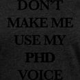 thumbnail image 3 of CafePress - Don't Make Me Use My Phd Voi - Womens Football Shirt, 3 of 4