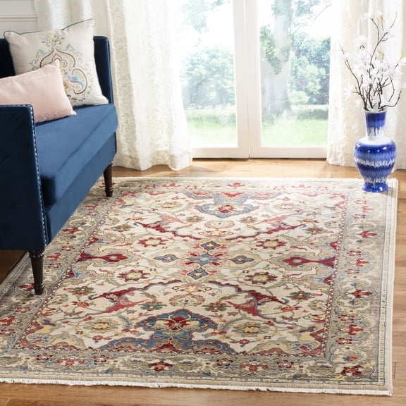 Safavieh Kashan Vincent Oriental Area Rug, Ivory/Taupe, 5'1" x 7'5"