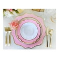 thumbnail image 6 of " OCCASIONS " 80 Plates Pack,(40 Guests) Heavyweight Premium Wedding Party Disposable Plastic Plates Set -40 x 10.5'' Dinner + 40 x 8'' Salad/Dessert( in Light Pink & ), 6 of 9