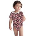 thumbnail image 3 of Daiia Tomatoes Printed Unisex-Baby Short Sleeve Onesies Bodysuits Baby Climbing Clothes Soft and Comfortable Romper with Expandable Shoulder Design-6 Months, 3 of 8