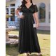 thumbnail image 2 of Vestido formal Talisea, vestido de gala largo, talla grande, negro, 2025, 2 of 6