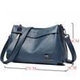 thumbnail image 4 of Nuevos bolsos de cuero azul, carteras y bolsos de mano para mujer, bolsos de lujo para mujer, bolsos de marca de diseñador, bolsos cruzados para mujer 2020, 4 of 5