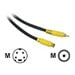 C2g Composite Video C2G Value Series 3ft Value Series Bi-Directional S-Video to Composite Video Cable - video cable - S-Video / composite video - 3 ft ()