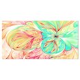 thumbnail image 2 of Red Green Paper Flower - Large Floral Art Canvas Print, 2 of 3