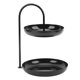 thumbnail image 4 of Fruit Plate, Simple Style Fruit Storage Tray Black Double Layer Paint Process For Lobby For Home For Company ANGGREK Otros, 4 of 8