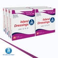 thumbnail image 6 of Dynarex Island Dressings – Sterile, Wound or Blister Dressing, Individually Packaged, Highly Absorbent Bandage Dressing, Adhesive Border, White, 6” x 6”-  1 Case of 150 Island Dressings (Sterile), 6 of 7