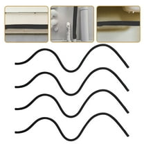 GOOHOCHY Sponge Tubing Black Galvanized Steel 4Pcs Water Pipes