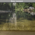 thumbnail image 6 of Ambesonne Nature Place Mats Set of 4, Granite Cliff River, Standard Size, Green Blue, 6 of 6
