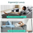thumbnail image 5 of Linsy Home 2 Piece Sofa Set for Living Room, Cloud Modular Sectional Sofa with Deep Seating, Oversized Boneless Couch Set with Corduroy Fabric, Grey, 5 of 8
