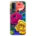 thumbnail image 1 of MUNDAZE Motorola Moto G Pure Vintage Pastel Abstract Colorful Pink Yellow Blue Roses Double Layer Phone Case Cover, 1 of 6