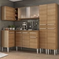 thumbnail image 2 of Cocina Integral Completa Esquinera 293cm Emilly Self Madesa - Marrón Madesa GCEM293005, 2 of 2