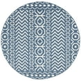 thumbnail image 4 of SAFAVIEH Dhurrie Weston Southwestern Wool Area Rug, Dark Blue/Ivory, 2'6" x 4', 4 of 10