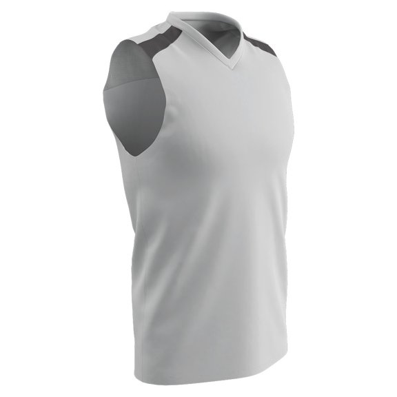 Free Toss Jersey - WHITE BODY, CHARCOAL BODY - 2XL