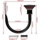 thumbnail image 2 of Set Of 2 Square Metal Decorative Curtain Holdbacks, Wall Mounted Window Drapery Tiebacks For Bedroom, Livingroom, Office Come With Screws, White, 2 of 4