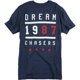 thumbnail image 1 of Ecko Unltd. Camiseta gráfica 87 Dreams para hombre, azul, grande, 1 of 1